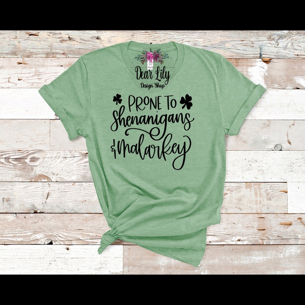 Prone to Shenanigans and Malarkey Unisex T-shirt